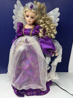 Dreams & Treasures Fiber-optic Angel Tree Topper Decor